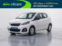 Usado Peugeot 108 Active 72 CV (52 kW) 2019 Blanco Utilitario