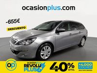 Usado Peugeot 308 Style 130 CV (95 kW) 2017 Gris Familiar