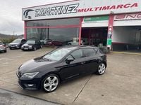 Usado Seat Leon FR 150 CV (110 kW) 2016 Negro Berlina