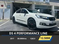 Usado DS Automobiles DS4 Performance 120 CV (88 kW) 2017 Blanco Berlina