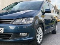 Usado VW Sharan Sportline 184 CV (135 kW) 2016 Azul Monovolumen