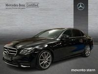 Usado Mercedes E200 AMG line 160 CV (117 kW) 2020 Negro obsidiana Berlina