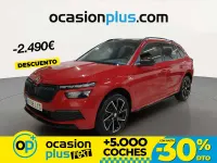 Usado Skoda Kamiq Monte Carlo 110 CV (80 kW) 2022 Rojo SUV