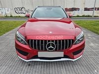 Usado Mercedes C220 AMG 170 CV (125 kW) 2017 Granate Familiar