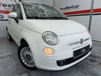Usado Fiat 500 75 CV (55 kW) 2009 Blanco Descapotable