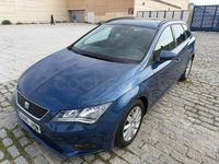 Usado Seat Leon CONNECT 110 CV (80 kW) 2015 Azul Familiar