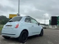 Usado Fiat 500 Lounge 69 CV (50 kW) 2009 Azul Descapotable