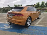 Usado Audi Q8 S-Line 286 CV (210 kW) 2018 Naranja SUV