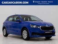 Usado Skoda Fabia Active 95 CV (69 kW) 2022 Azul Utilitario