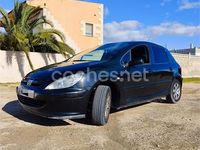 Usado Peugeot 307 90 CV (66 kW) 2004 Negro Berlina