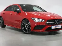 Usado Mercedes CLA180 136 CV (100 kW) 2019 Rojo Coupe