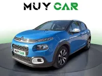 Usado Citroën C3 Feel 82 CV (60 kW) 2017 Azul Utilitario