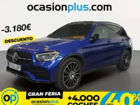 Usado Mercedes GLC200 AMG 197 CV (144 kW) 2019 Azul SUV