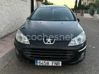 Usado Peugeot 407 Sport 136 CV (100 kW) 2007 Negro Familiar