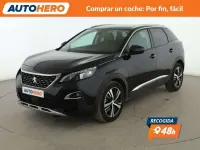 Usado Peugeot 3008 Allure 131 CV (96 kW) 2019 Negro SUV
