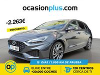 Usado Hyundai i30 N Line 160 CV (117 kW) 2023 Gris Berlina