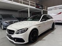 Usado Mercedes C63S AMG 510 CV (375 kW) 2016 Blanco Familiar