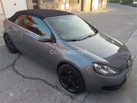 Usado VW Golf Cabriolet 105 CV (77 kW) 2012 Gris / plata Descapotable