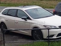 Usado Seat Leon Style 110 CV (80 kW) 2017 Blanco Familiar