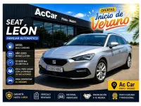 Usado Seat Leon FR 150 CV (110 kW) 2023 Gris Familiar