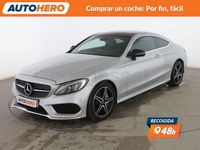 Usado Mercedes C250 AMG line 205 CV (150 kW) 2017 Gris Coupe