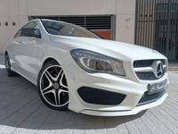 Usado Mercedes CLA200 AMG line 136 CV (100 kW) 2015 Blanco Berlina