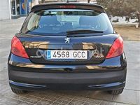 Usado Peugeot 207 75 CV (55 kW) 2009 Negro Berlina
