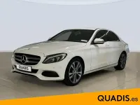 Usado Mercedes C200 136 CV (100 kW) 2016 Blanco Berlina