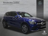 Usado Mercedes GLC300e AMG line 306 CV (225 kW) 2020 Azul SUV