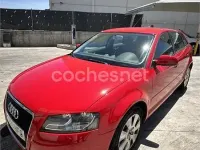 Usado Audi A3 Sportback Ambition 105 CV (77 kW) 2011 Rojo Utilitario