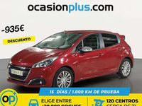 Usado Peugeot 208 Style 75 CV (55 kW) 2018 Rojo Utilitario