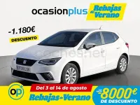 Usado Seat Ibiza Style Plus 90 CV (66 kW) 2021 Blanco Utilitario