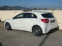 Usado Mercedes A200 AMG line 137 CV (100 kW) 2014 Blanco Berlina
