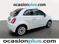 Usado Fiat 500 Lounge 69 CV (50 kW) 2019 Blanco Descapotable
