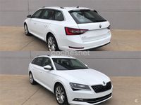 Usado Skoda Superb Style 150 CV (110 kW) 2016 Blanco Familiar