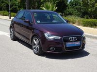Usado Audi A1 Sportback Ambition 90 CV (66 kW) 2012 Granate Utilitario