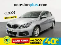 Usado Peugeot 308 Style 130 CV (95 kW) 2018 Gris Berlina
