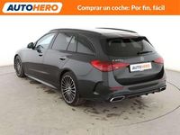 Usado Mercedes C220 AMG line 200 CV (147 kW) 2022 Gris Familiar