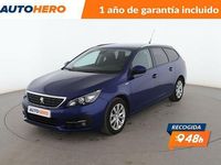 Usado Peugeot 308 Style 131 CV (96 kW) 2018 Azul Utilitario