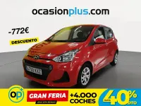 Usado Hyundai i10 66 CV (48 kW) 2019 Rojo Utilitario