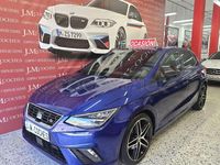 Usado Seat Ibiza FR 110 CV (80 kW) 2021 Azul Utilitario