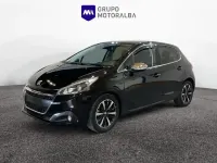Usado Peugeot 208 99 CV (72 kW) 2018 Negro Utilitario