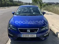 Usado Seat Leon FR 125 CV (91 kW) 2018 Azul Berlina