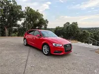 Usado Audi A3 S-Line 140 CV (102 kW) 2014 Rojo Berlina