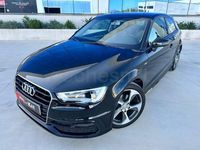Usado Audi A3 S-Line 110 CV (80 kW) 2016 Negro Berlina