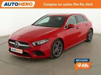 Usado Mercedes A200 AMG line 150 CV (110 kW) 2019 Rojo Berlina
