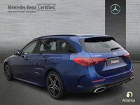 Usado Mercedes C220 AMG line 200 CV (147 kW) 2024 Azul espectral