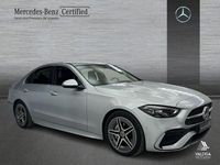 Usado Mercedes C200 AMG line 204 CV (150 kW) 2021 Gris Berlina