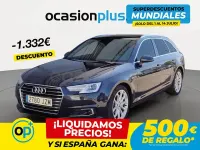 Usado Audi A4 Design 190 CV (139 kW) 2017 Azul Familiar