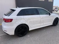 Usado Audi A3 S-Line 116 CV (85 kW) 2018 Blanco Berlina